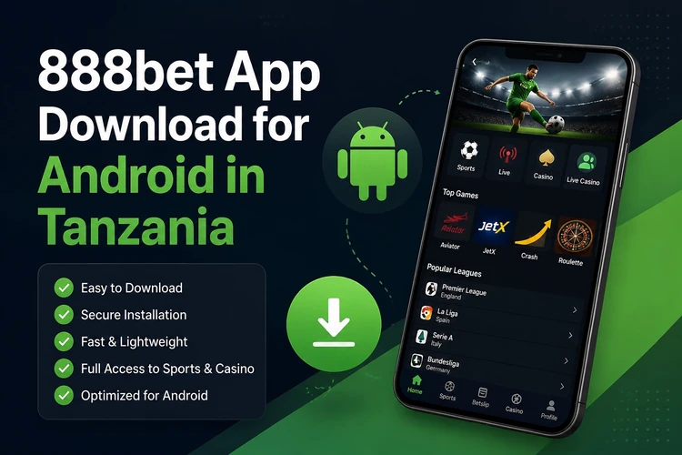 Téléchargement 888Bet for Android in Tanzania