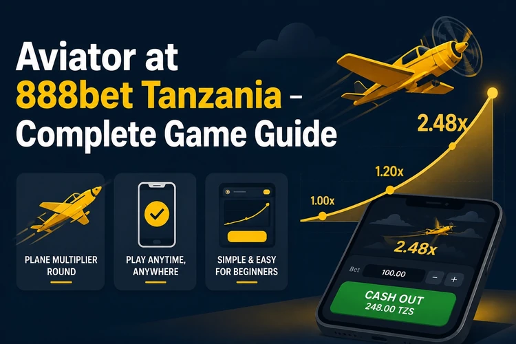 Aviator at 888bet Tanzania - Complete Game Guide