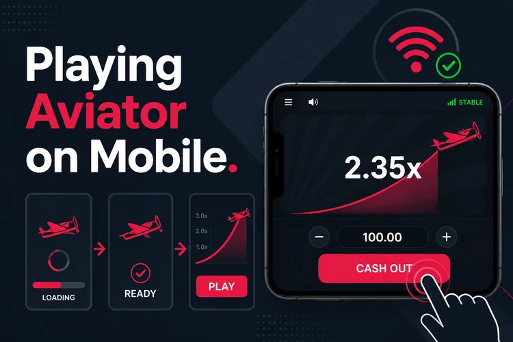 Playing Aviator on Mobile