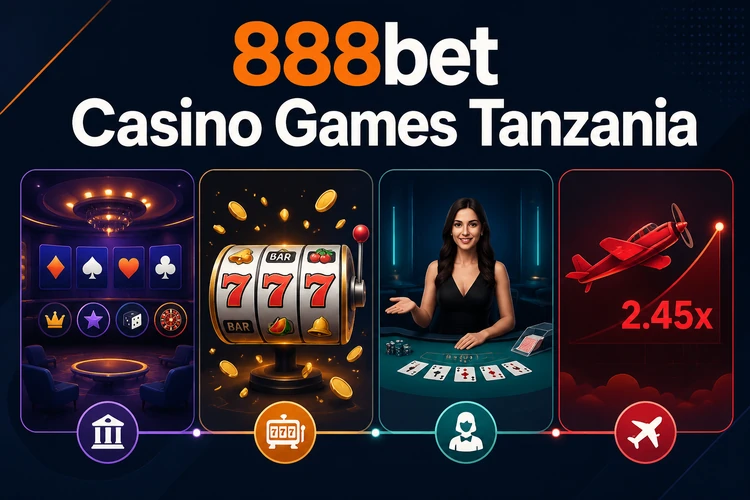 888bet Casino Games Tanzania