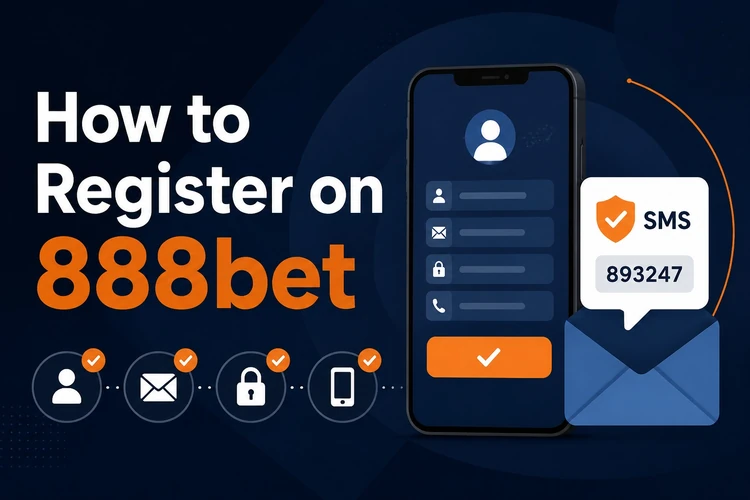 How to Register on 888bet